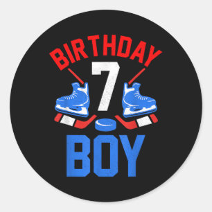 7e verjaardag Shirt voor meisjes jongens 7 jaar ou Ronde Sticker