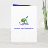 7e verjaardag sterren voor meisjes kaart (Achterkant)