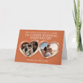 7e verjaardag van de bruiloft van Koper voorbij ca Kaart (Voorkant)