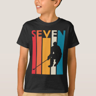 7e verjaardag van de geboorte Gift Seven  Hockey B T-shirt