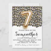 7e verjaardag van de introductie van leopard Anima Kaart (Voorkant)