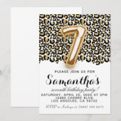 7e verjaardag van de introductie van leopard Anima Kaart (Voorkant / Achterkant)