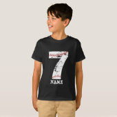 7e verjaardag van het shirt-honkbalfeest shirt (Voorkant volledig)