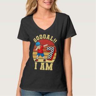 7e verjaardag Voetbal Vogeldag 7 jaar T-shirt