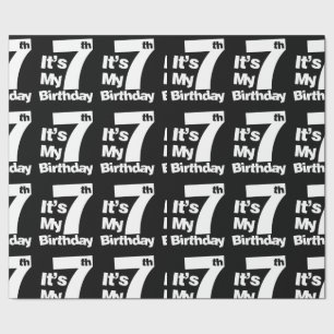 7e verjaardag zijn mijn 7 verjaardag cadeau cadeaupapier