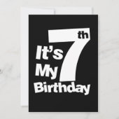 7e verjaardag zijn mijn 7 verjaardag cadeau kaart (Voorkant)