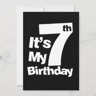 7e verjaardag zijn mijn 7 verjaardag cadeau kaart