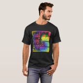 7e verjaardagsdas Dye Geweldige sinds augustus 201 T-shirt (Voorkant volledig)