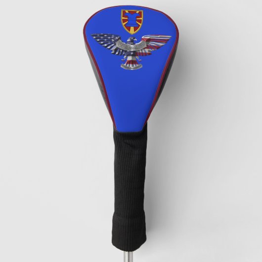 7e Vervoersbrigade expeditieadelaar Golfheadcover (Voorkant)