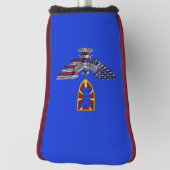 7e Vervoersbrigade expeditieadelaar Golfheadcover (Draai 90)