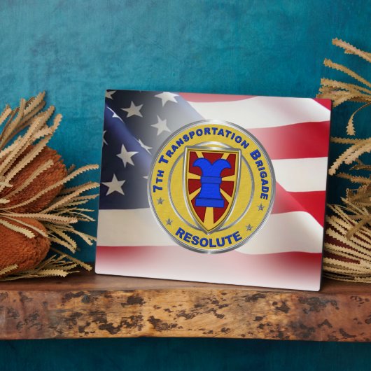 7e Vervoersbrigade-expeditionair Fotoplaat (Zijkant)