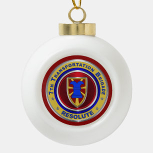 7e Vervoersbrigade-expeditionair Keramische Bal Ornament