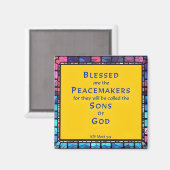 7e zaligheid van Jezus' preek op de berg Magneet (Voorkant / Achterkant)