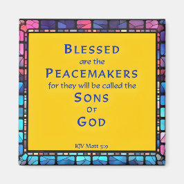 7e zaligheid van Jezus' preek op de berg Magneet