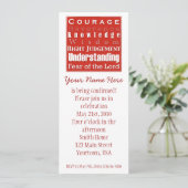 7Giften voor Uw Bevestiging Aankondiging Uitnodigi (Staand voorkant)