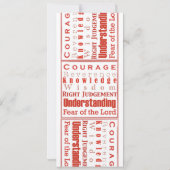 7Giften voor Uw Bevestiging Aankondiging Uitnodigi (Achterkant)