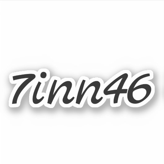7inn46 Auto Raam Sticker (Voorkant)