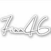 7inn46 Auto Raam Sticker (Voorkant)