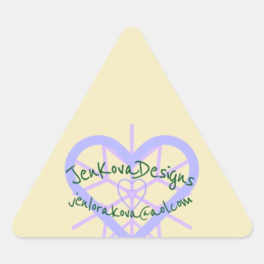 7JK DRIEHOEK STICKER (Voorkant)