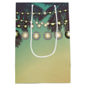 7lx4.5wx10h Medium Gift Bag Strand Zonsondergang P Medium Cadeauzakje (Achterkant)