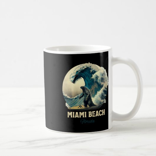 7miami Beach Florida Surfen Surfplank Koffiemok (Rechts)