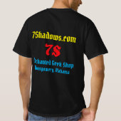 7Shadows.com-Logo (voor en achter) T-shirt (Achterkant)
