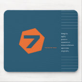 7Summiere waarden Muismat (Voorkant)