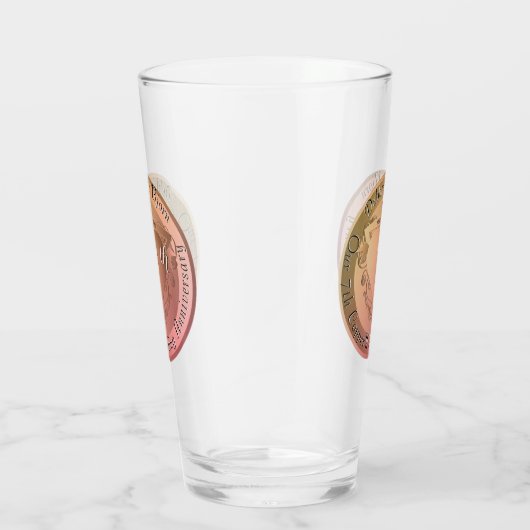 7th/22 Bruiloft Jubileum Glas (Rechts)