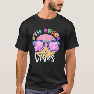 7TH GRADE Grade Vibes Back to School Teacher T-shirt