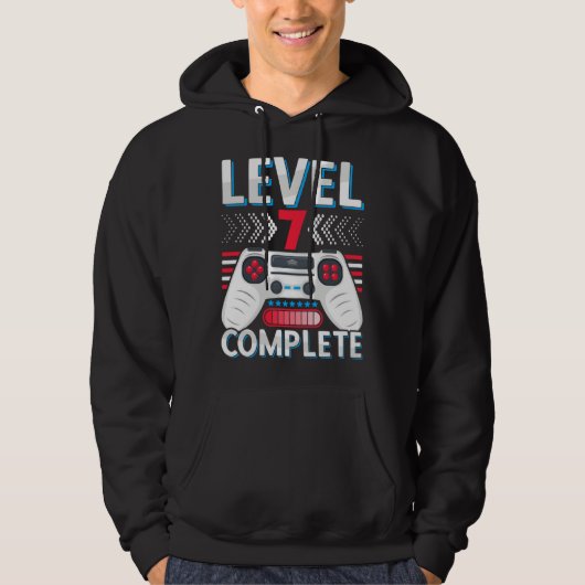 7th Grade Graduation Middle School Graduate Level Hoodie (Voorkant)