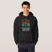 7th Grade Graduation Quarantine Senior 2021 Gradua Hoodie (Voorkant volledig)