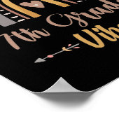 7th Grade Vibes Seventh Grade Back to School Poster (Hoek)