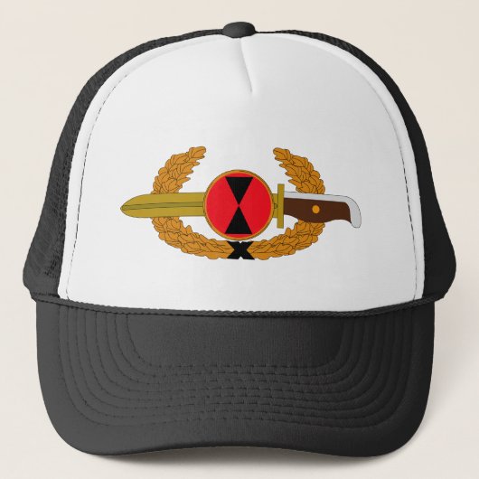 7th Infantry Division — Order of the Bayonet Trucker Pet (Voorkant)