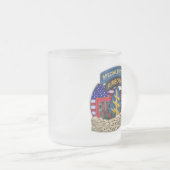 7th Special forces groene baretten ijzig bier mok (Voorkant rechts)