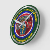 7th Special Forces Group Aandenken Ronde Klok (Hoek)