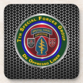 7th Special Forces Group Airborne Bier Onderzetter (Voorkant)