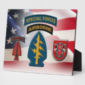 7th Special Forces Group (AIRBORNE) Fotoplaat (Zijkant)