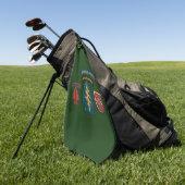 7th Special Forces Group (Airborne) Golfhanddoek (Groen)