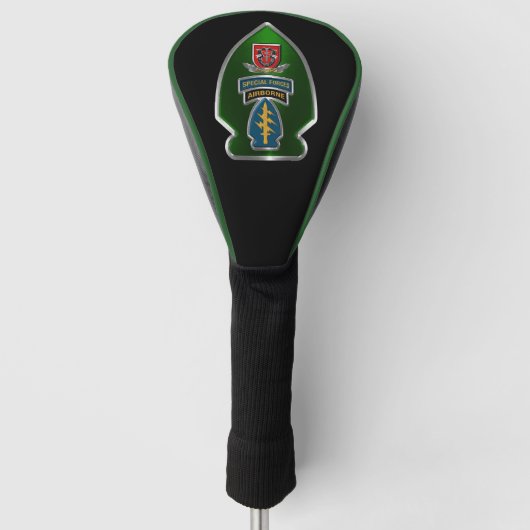7th Special Forces Group (Airborne) Pijlkop Golfheadcover (Voorkant)