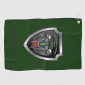 7th Special Forces Group (Airborne) Schild Golfhanddoek (Horizontaal)