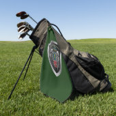 7th Special Forces Group (Airborne) Schild Golfhanddoek (Groen)
