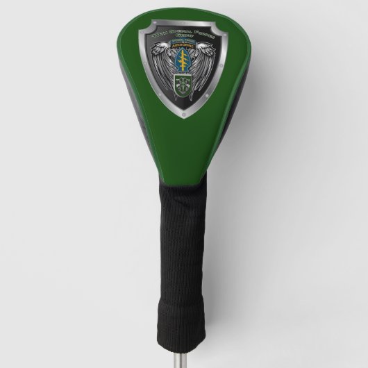 7th Special Forces Group (Airborne) Schild Golfheadcover (Voorkant)