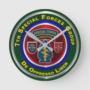 7th Special Forces Group Keepsake Ronde Klok