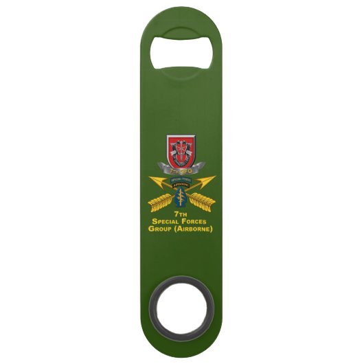 7th Special Forces Group Speed Flessenopener (Voorkant)