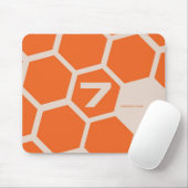 7Topontmoetingen - Oranje Hive Muismat (Met muis)