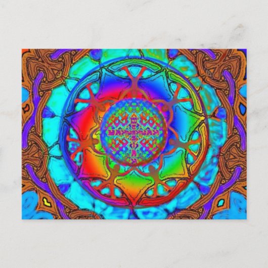 7vissen briefkaart (Voorkant)