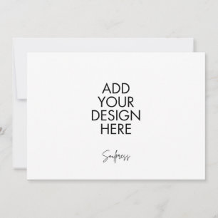 7x5" Aangepaste Landscape Kaart Notitiekaartje