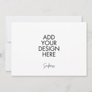 7x5" Aangepaste Landscape Kaart Notitiekaartje