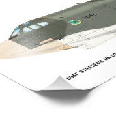 7x5 B-52H Strategic Air Command SIOP Scheme Print Foto Afdruk (Hoek)