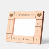 7x5 BESTE Oma Ooit Grootkinderen Namen Gegraveerde Lijstjes (Links)